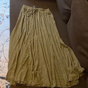 ATM cotton skirt - olive green